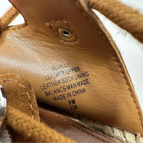 Marc Fisher Women’s Vally Lace-Up Platform Espadrille Sandals Size 9 - Picture 9 of 10